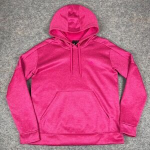 Adidas Climawarm Pullover Hoodie Magenta Pink DT7782 Womens Large L